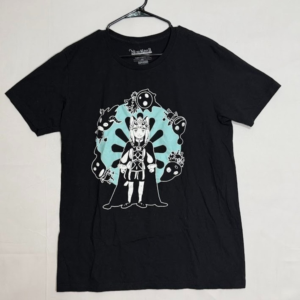 Ni No Kuni II Revenant Kingdom Graphic T Shirt Mens L Black Anime Game